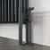 Athens Anthracite Triple Column Horizontal Traditional Radiator 600x1595mm