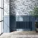 Athens Inky Blue Triple Column Horizontal Traditional Radiator 600x1190mm