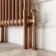 Athens Antique Copper Double Column Horizontal Traditional Radiator 600x425mm