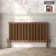Athens Antique Copper Double Column Horizontal Traditional Radiator 600x1190mm