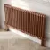 Athens Antique Copper Double Column Horizontal Traditional Radiator 600x1190mm