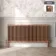Athens Antique Copper Triple Column Horizontal Traditional Radiator 600x1415mm