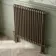Athens Antique Gold Double Column Horizontal Traditional Radiator 750x785mm