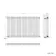 Athens Antique Gold Double Column Horizontal Traditional Radiator 750x1190mm