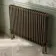 Athens Antique Gold Triple Column Horizontal Traditional Radiator 750x1010mm