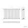 Athens Antique Gold Triple Column Horizontal Traditional Radiator 750x1190mm
