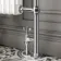 Gibraltar Large White Traditional Heated Towel Radiator (With Overhanging Rail)