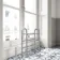 Gibraltar Freestanding Traditional Chrome Heated Towel Rail 780x685mm