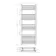 Barcelona Matt Black Straight Heated Towel Rail 1600x600mm