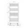 Naples Premium Matt Black Straight Heated Towel Rail 1200x600mm