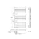 Seville Matt Black Designer Flat Panel Heated Towel Rail 800x450mm