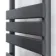 Santorini Anthracite Flat Panel Heated Towel Rail 650x400mm