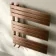 Seville Brushed Copper Designer Flat Panel Heated Towel Rail 800x600mm