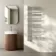 Cannes Chrome Designer Heated Towel Rail 1200x500mm