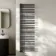Cannes Matt Black Designer Heated Towel Rail 1600x500mm