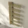 Cannes Brushed Brass Designer Heated Towel Rail 1200x500mm
