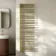 Cannes Brushed Brass Designer Heated Towel Rail 1600x500mm