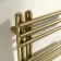 Cannes Brushed Brass Designer Heated Towel Rail 1600x500mm
