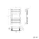 Santorini Brushed Copper Flat Panel Heated Towel Rail 650x400mm