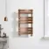 Santorini Brushed Copper Flat Panel Heated Towel Rail 800x450mm
