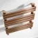 Santorini Brushed Copper Flat Panel Heated Towel Rail 800x450mm