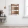 Santorini Brushed Copper Flat Panel Heated Towel Rail 800x600mm