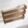 Santorini Brushed Copper Flat Panel Heated Towel Rail 800x600mm