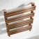 Santorini Brushed Copper Flat Panel Heated Towel Rail 1000x450mm