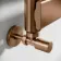 Santorini Brushed Copper Flat Panel Heated Towel Rail 1000x450mm