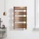 Santorini Brushed Copper Flat Panel Heated Towel Rail 1000x600mm