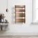 Santorini Brushed Copper Flat Panel Heated Towel Rail 1000x600mm