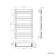 Santorini Brushed Copper Flat Panel Heated Towel Rail 1000x600mm