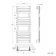 Santorini Brushed Copper Flat Panel Heated Towel Rail 1200x450mm