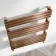 Santorini Brushed Copper Flat Panel Heated Towel Rail 1200x600mm