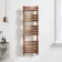Santorini Brushed Copper Flat Panel Heated Towel Rail 1400x450mm