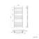 Santorini Brushed Copper Flat Panel Heated Towel Rail 1400x600mm