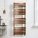 Santorini Brushed Copper Flat Panel Heated Towel Rail 1600x600mm