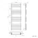 Santorini Brushed Copper Flat Panel Heated Towel Rail 1600x600mm