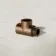 Dual Fuel Brushed Copper T Piece Connector For Towel Rails & Radiators