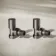 Brushed Gunmetal Angled Manual Radiator Valves (Pair) Standard 15mm