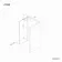 Copenhagen Easy Clean 8mm Wet Room Shower Glass Panel 1200mm
