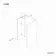 Copenhagen Easy Clean 8mm Wet Room Shower Glass Panel 1400mm