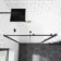 London Matt Black 6mm Sliding Shower Door 1200mm