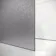 Lyon Gunmetal 8mm Laminated Wet Room Shower Glass Panel with Grey Frost Pattern 1100mm