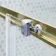 London Brushed Brass 6mm Corner Entry Shower Enclosure 760x760mm