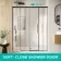 Lisbon Matt Black 8mm Soft-Closing Sliding Shower Door 1400mm