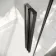 Lisbon Matt Black 8mm Soft-Closing Sliding Shower Door 1400mm