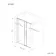 Lisbon Brushed Brass 8mm Soft-Closing Sliding Shower Door 1000mm
