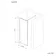 Antwerp Brushed Brass Framed Easy Clean 8mm Wet Room Shower Glass Panel 800mm