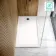 Doha Rectangular Gloss White Anti-slip Stone Shower Tray 1600x900mm